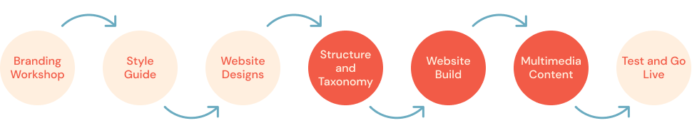Steps to create the new website