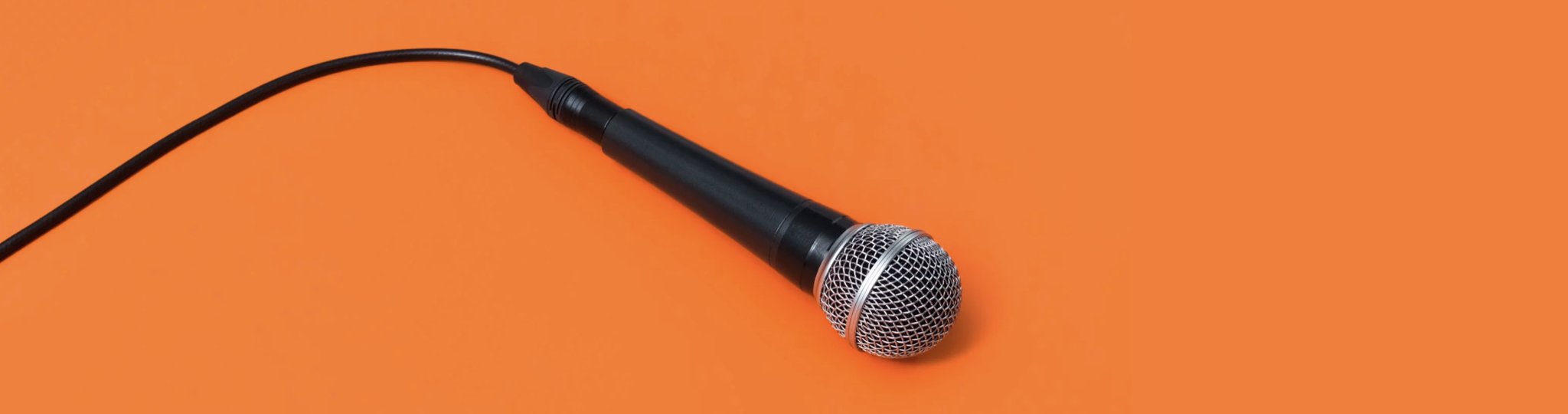 Communication with a microphone