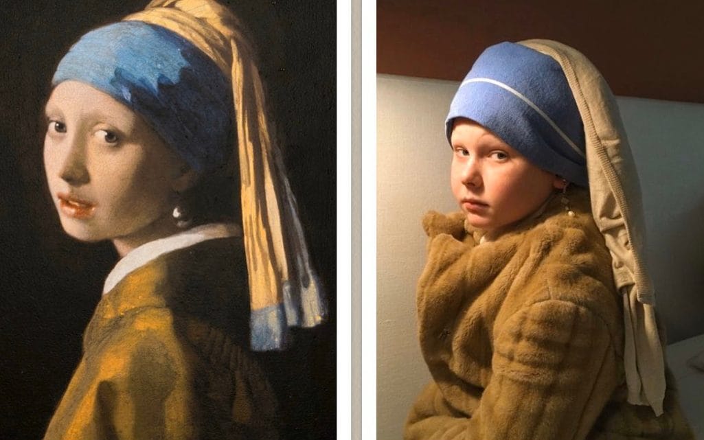 The girl with the pearl earring