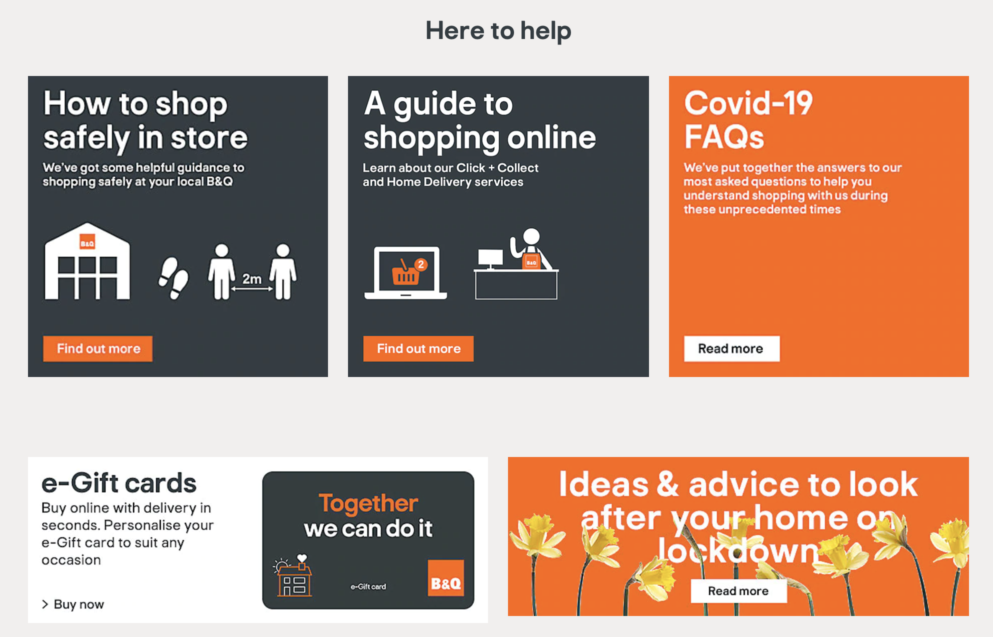 B&Q Homepage